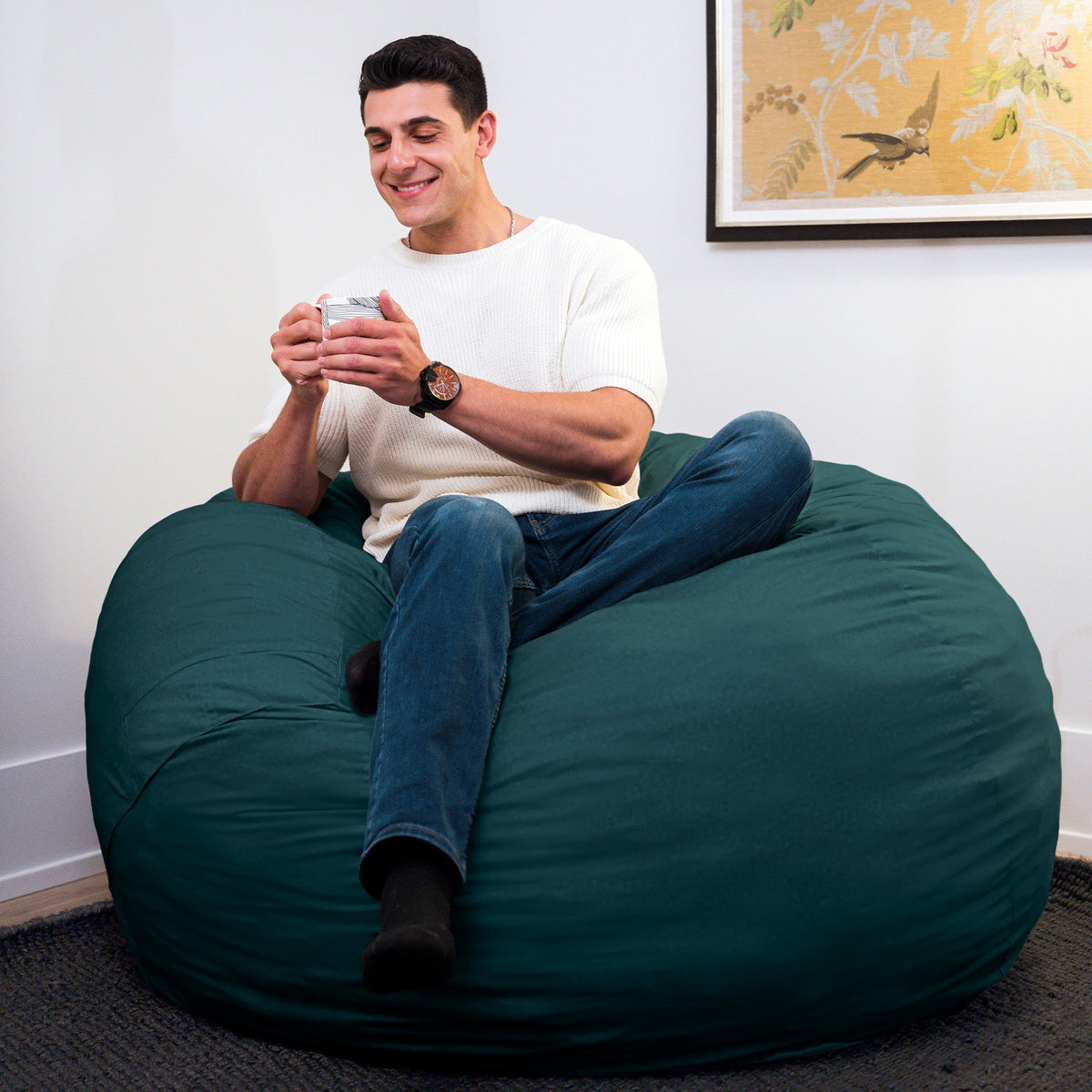 Fuf® 5Ft Foam Bean Bag