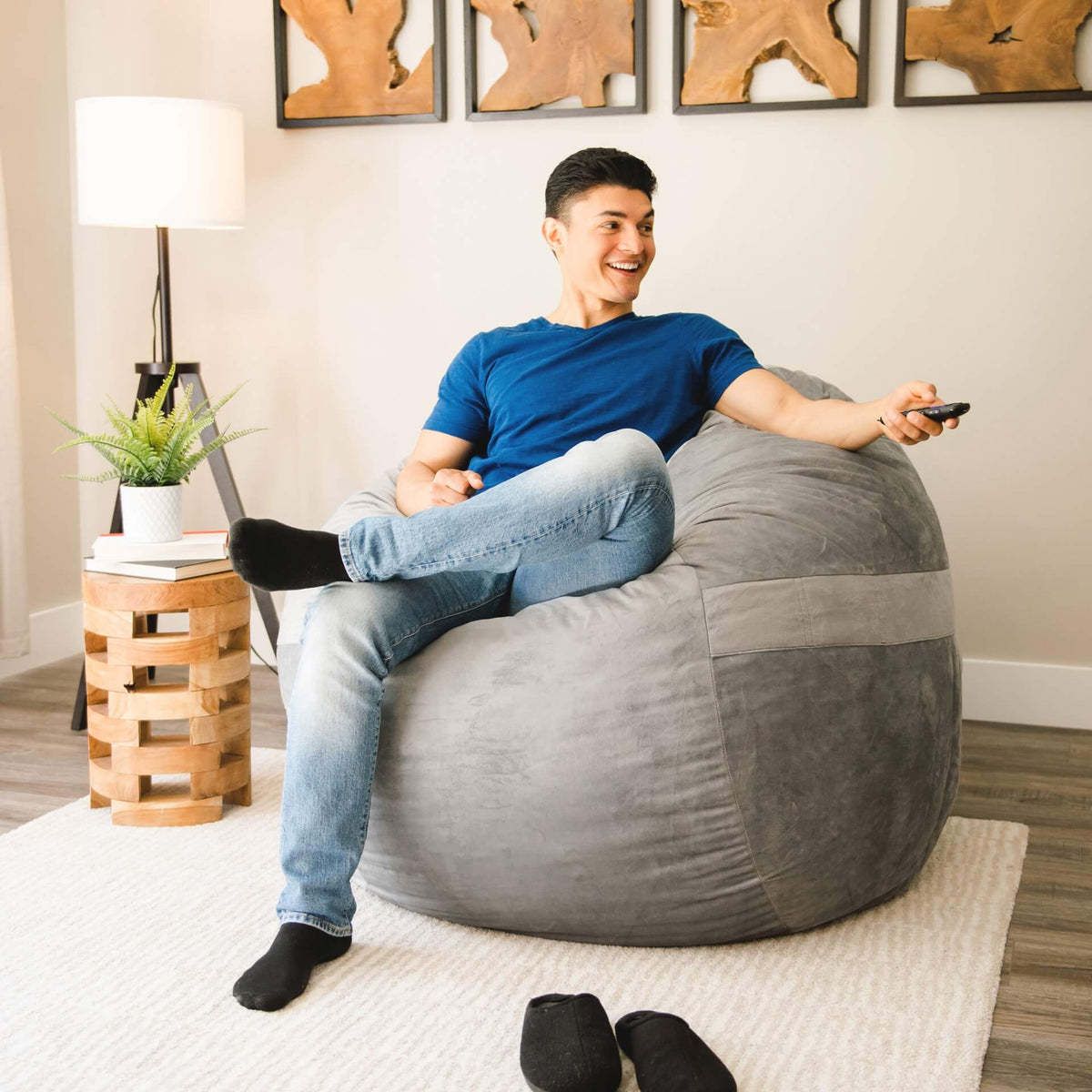 Fuf® 5Ft Foam Bean Bag