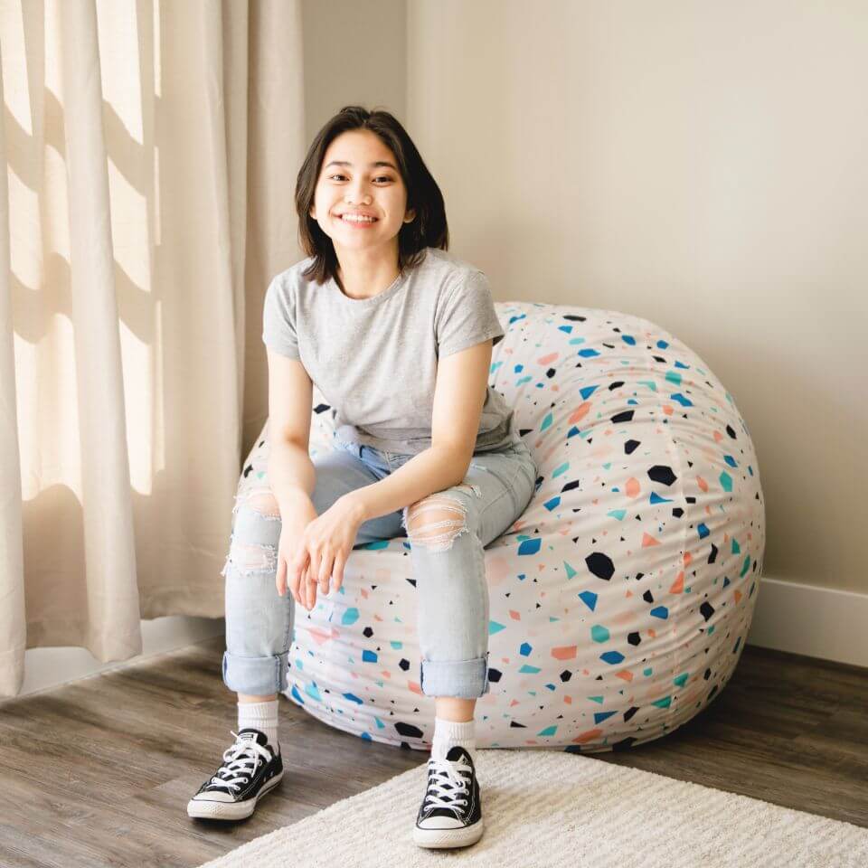 Fuf® 4Ft Foam Bean Bag