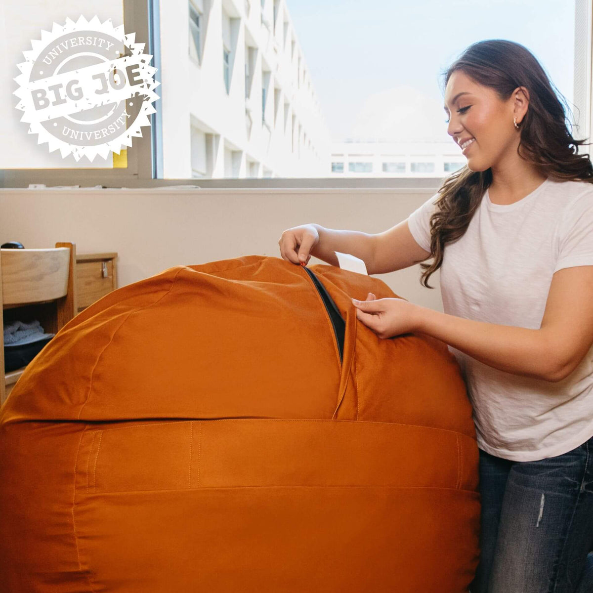 Fuf® 4Ft Foam Bean Bag