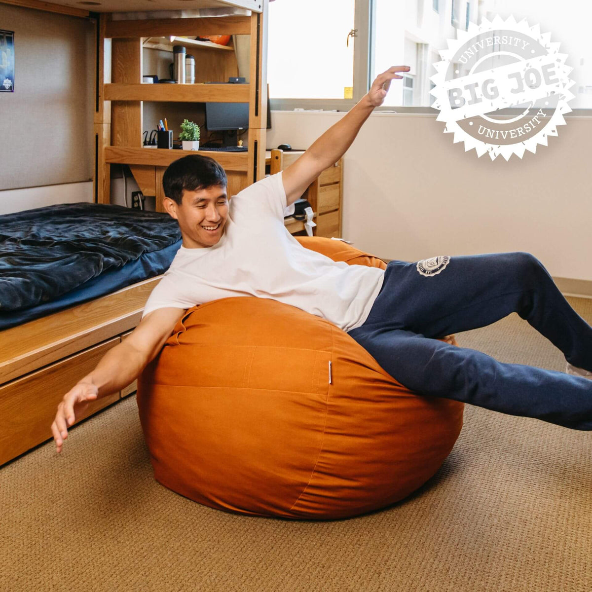 Fuf® 4Ft Foam Bean Bag