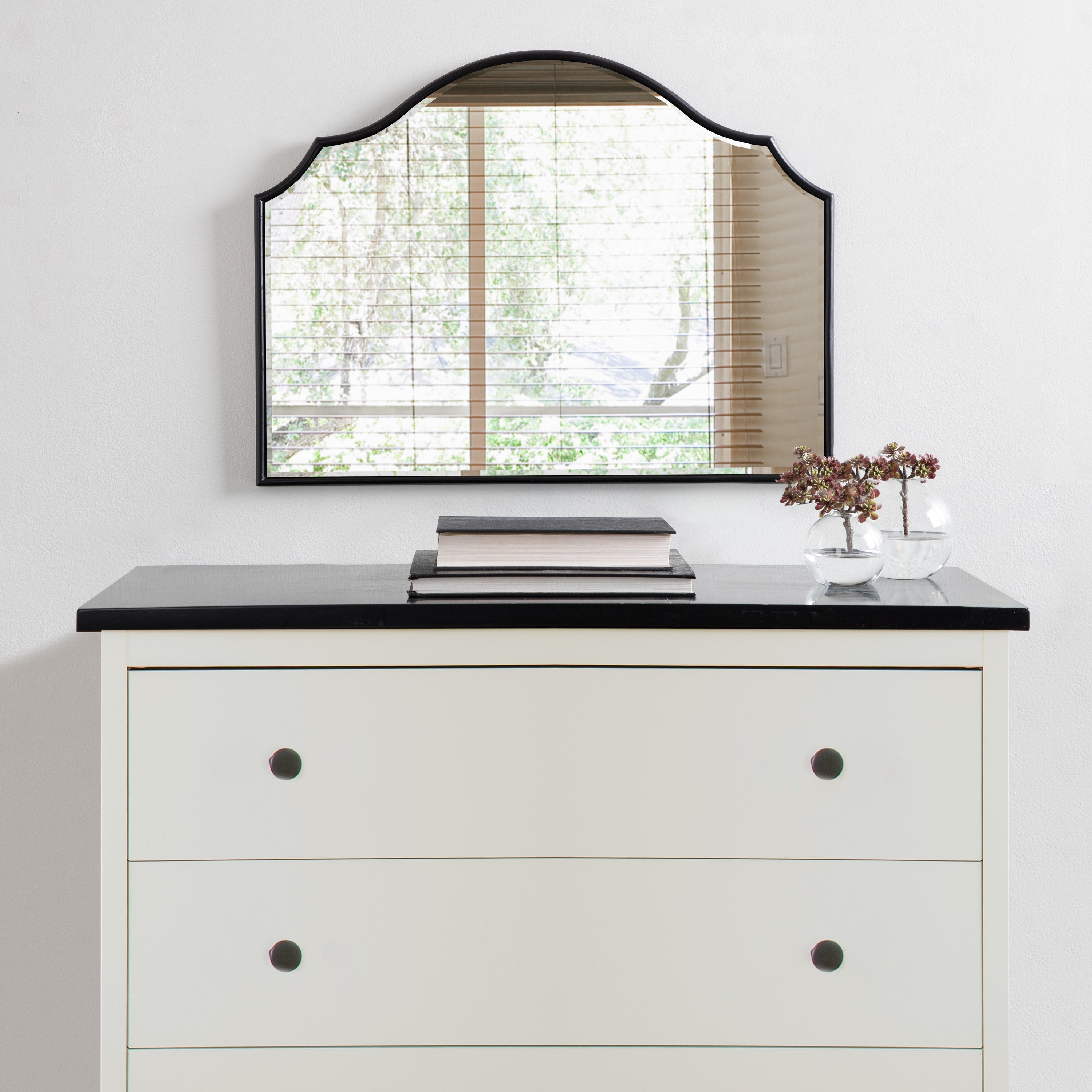 Leanna Framed Arch Wall Mirror