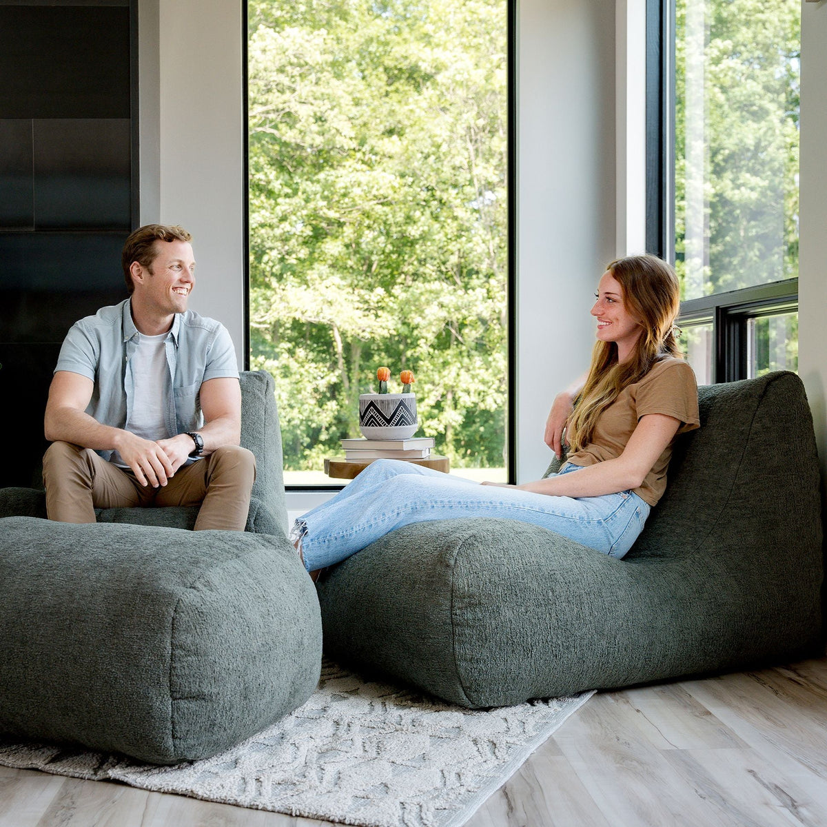 Modora® Lounger and Ottoman Bundle
