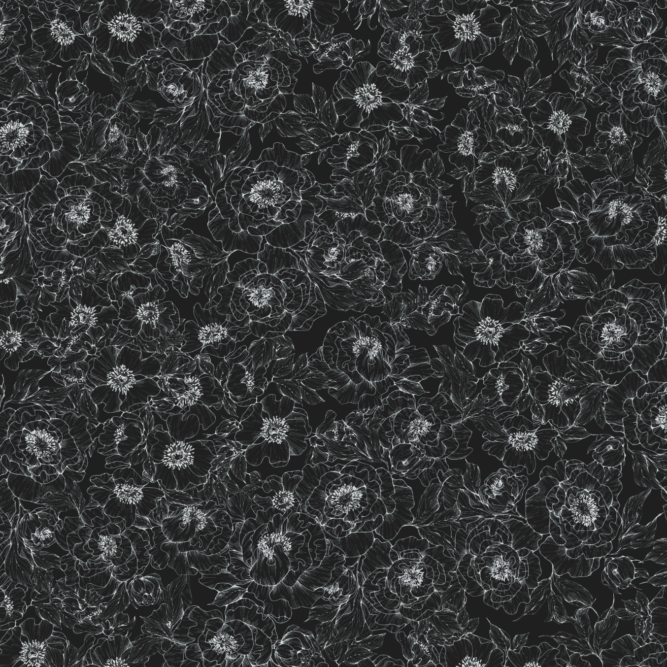 The Dutchess (Black) Wallpaper - 10 FT H X 15.8 FT W LUXE