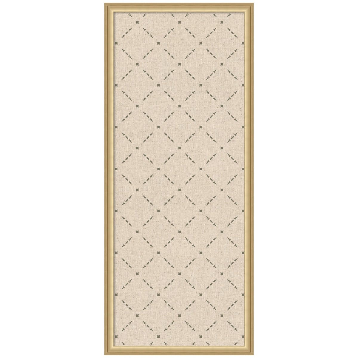 Pinboard Green Lattice Print