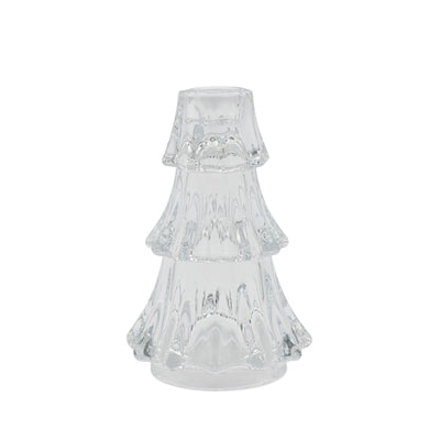 Large Glass Tree Taper Holder