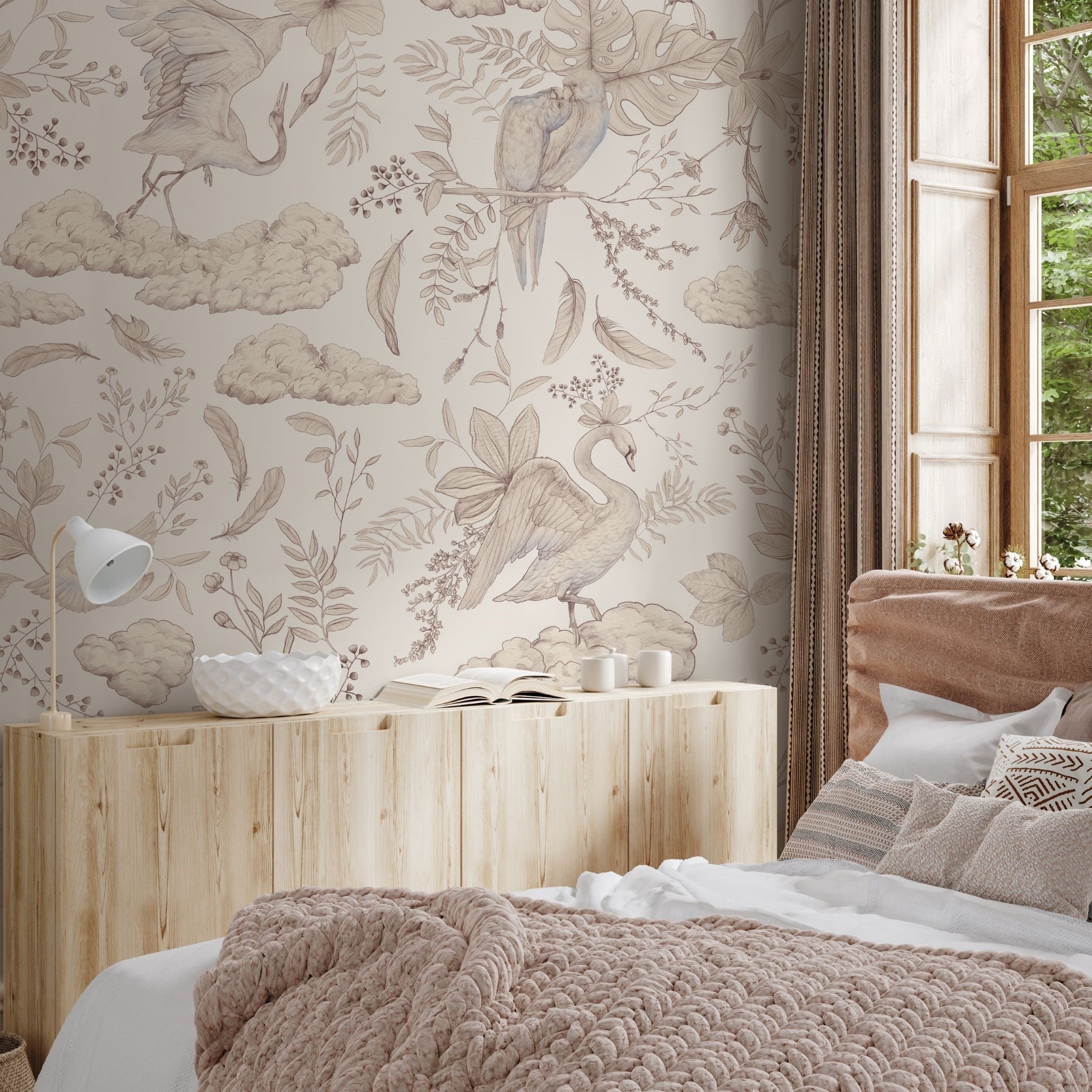 Odette Wallpaper - 6 FT H X 15.8 FT W LUXE