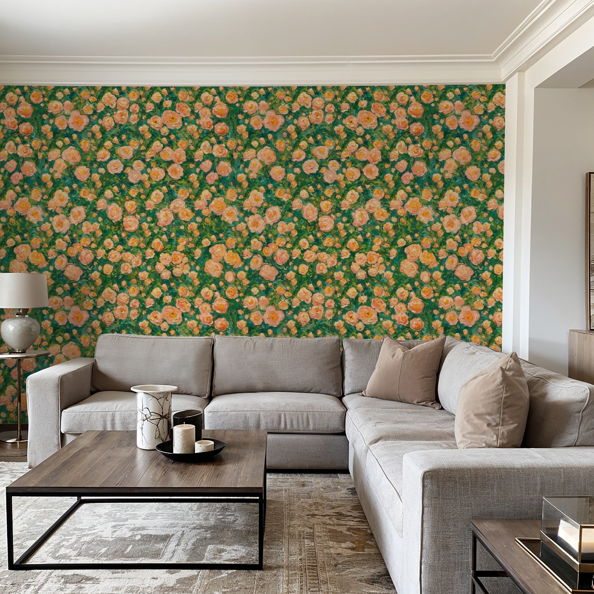 The Promenade Wallpaper - 4 FT H X 17.4 FT W LUXE