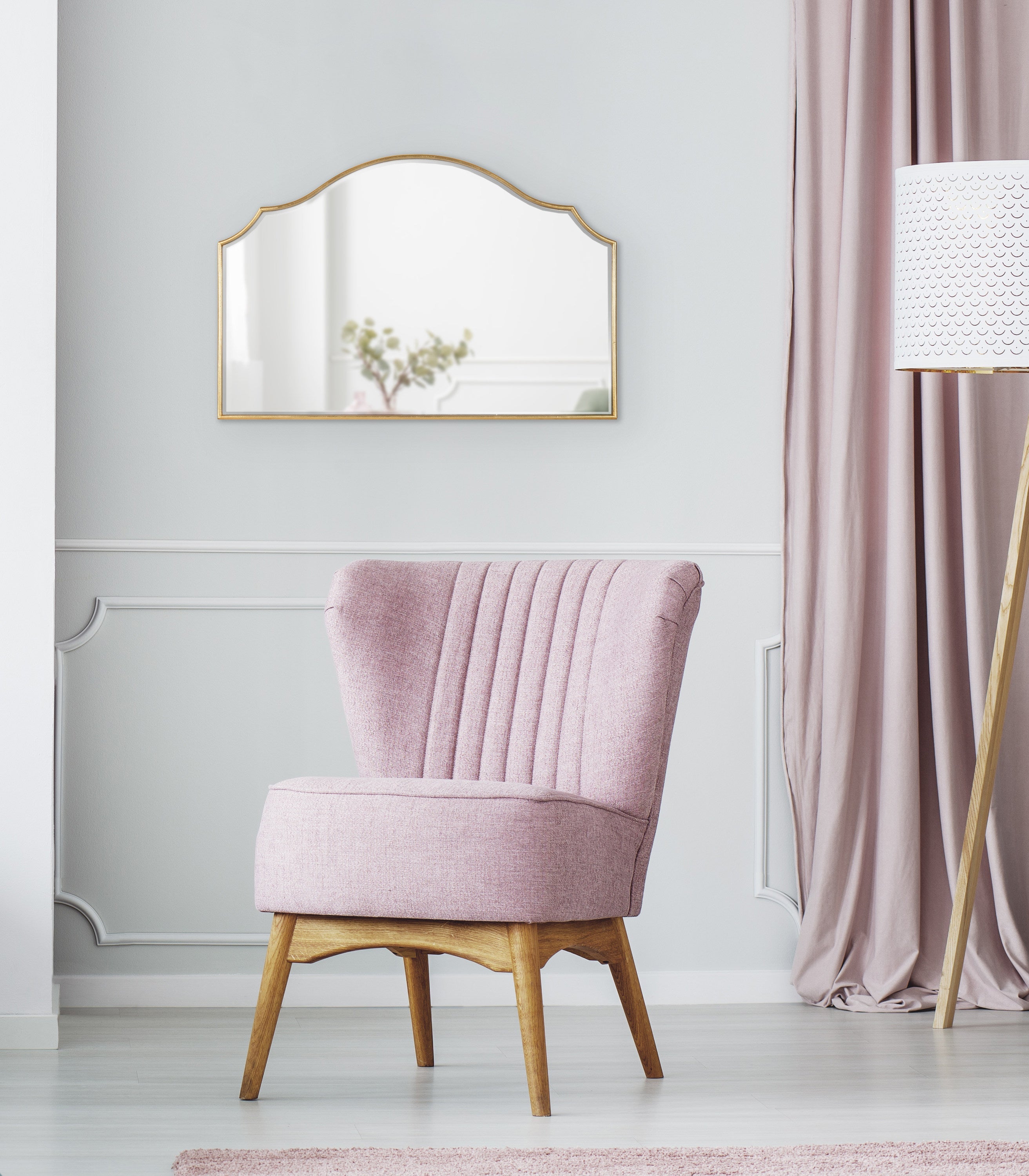 Leanna Framed Arch Wall Mirror