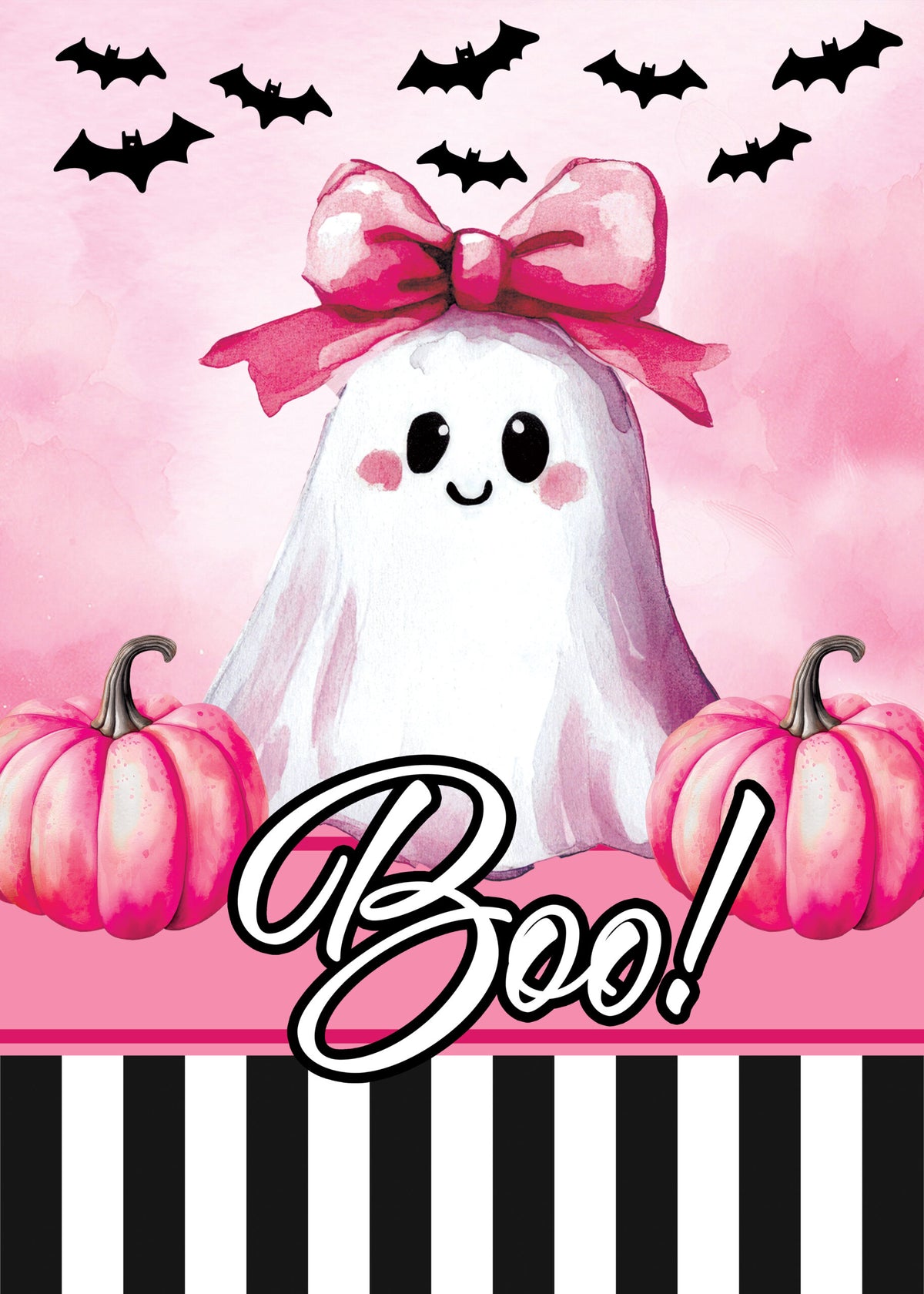 Pink Ghost- Wind Current Flag