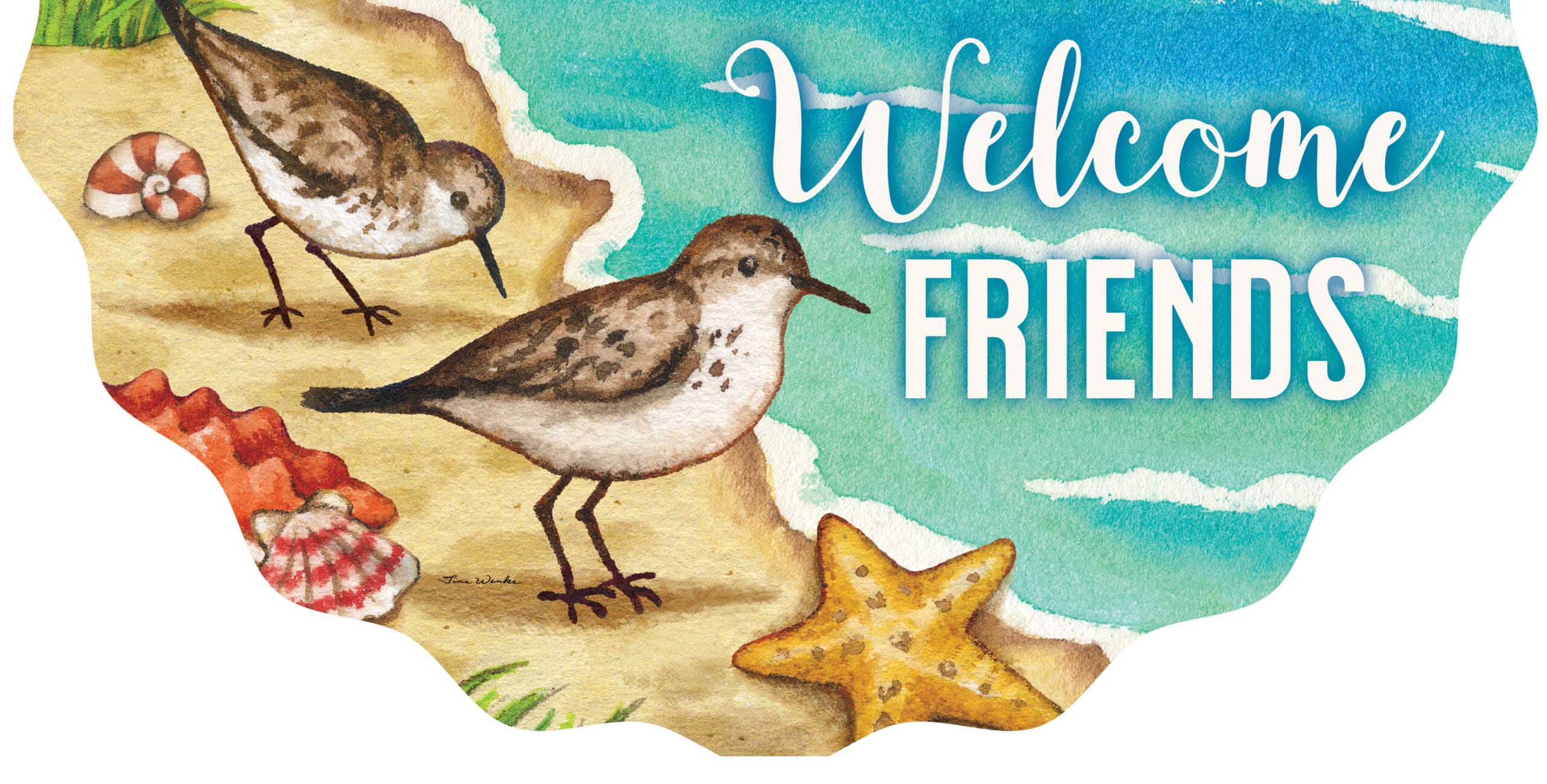 Vinyl Bunting-Sandpipers