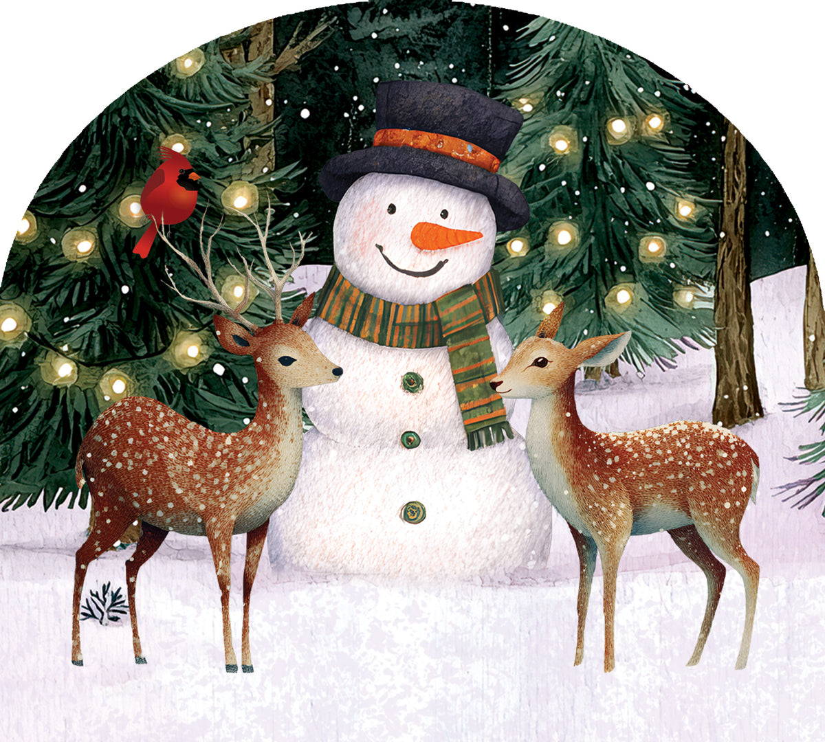 Woodsy Snowman-Arbor Mate