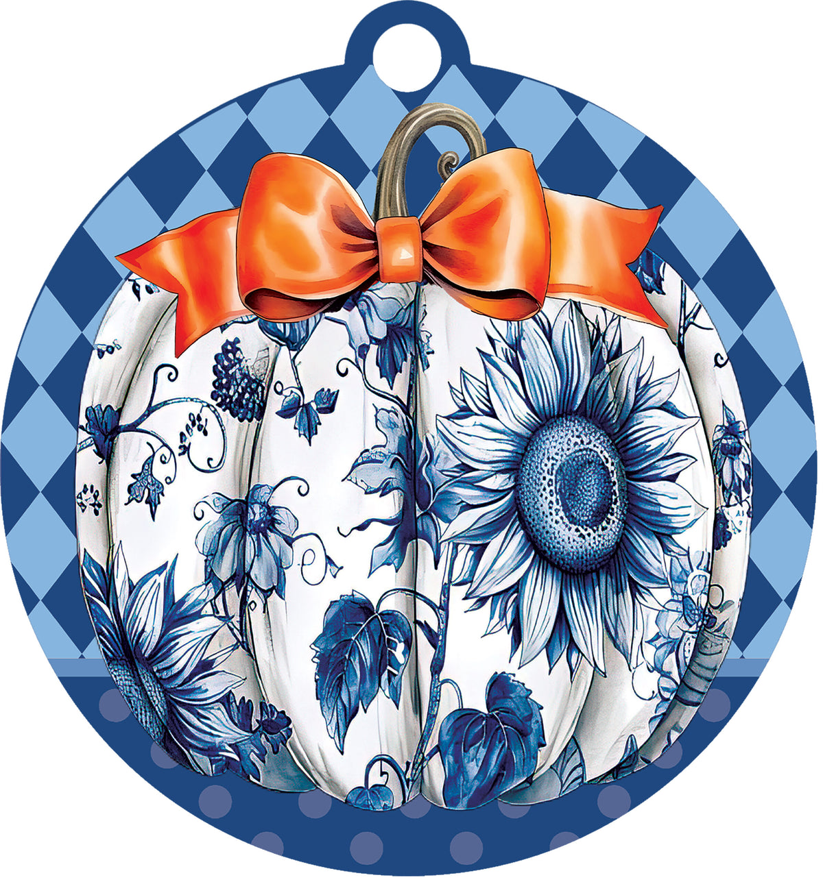 Chinoiserie Pumpkins Trio-LG Hang Around
