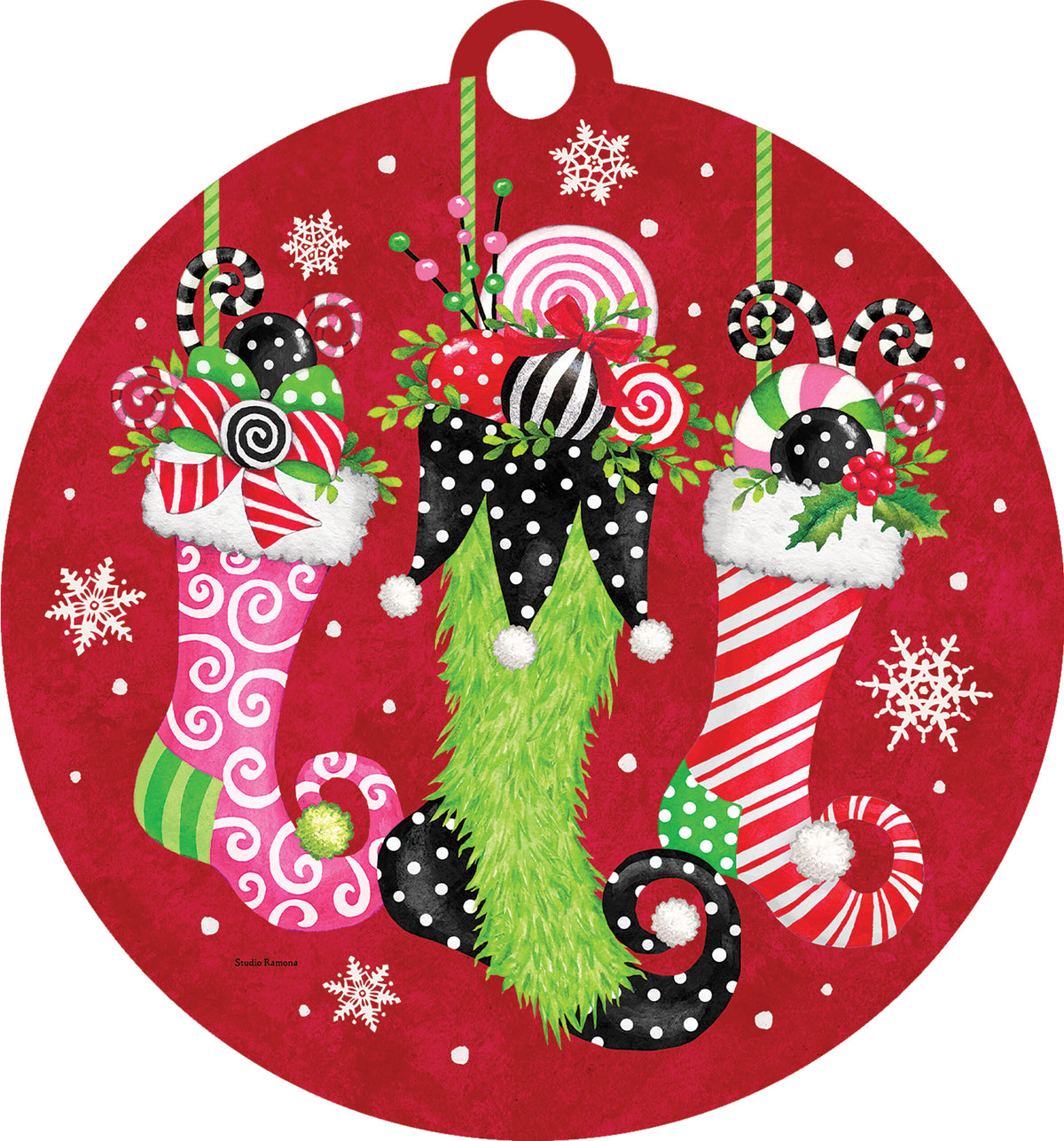 Whimsical Stocking-LG Hang Around