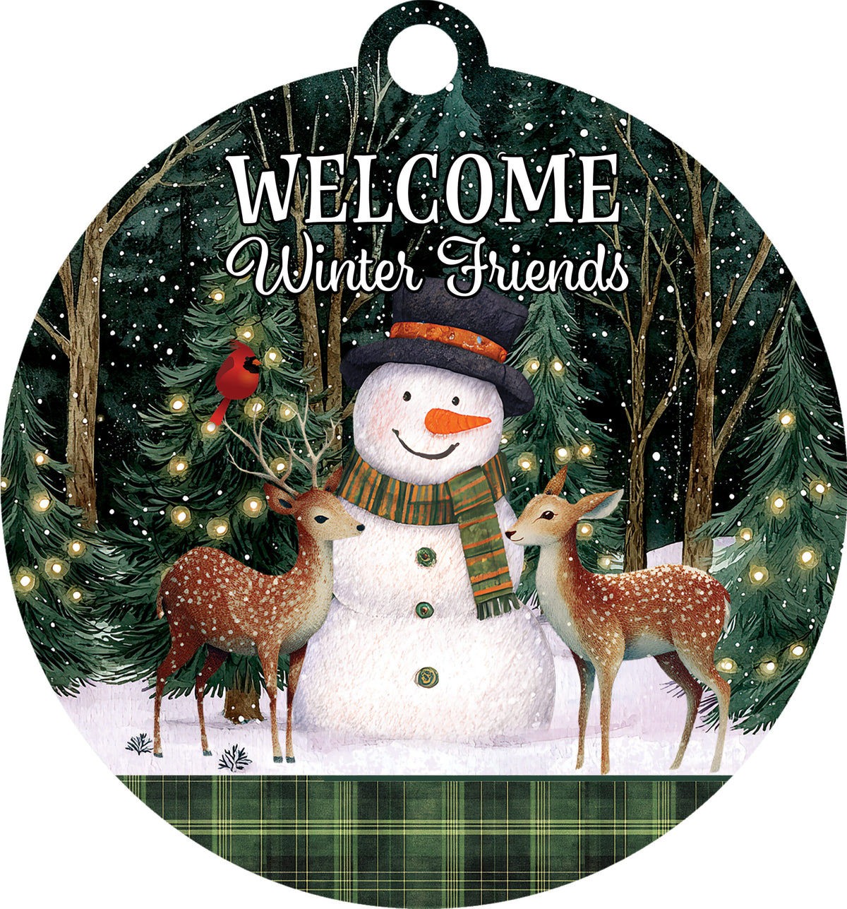 Woodsy Snowman-LG Hang Around