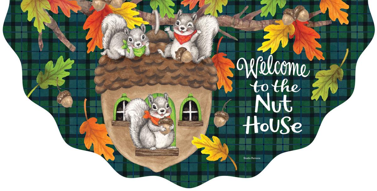 Nuthouse Squirrel-Vinyl Bunting