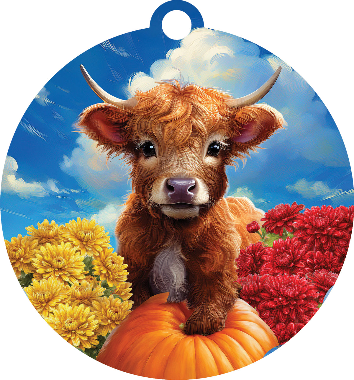 Highland Pumpkin-LG Hang Around