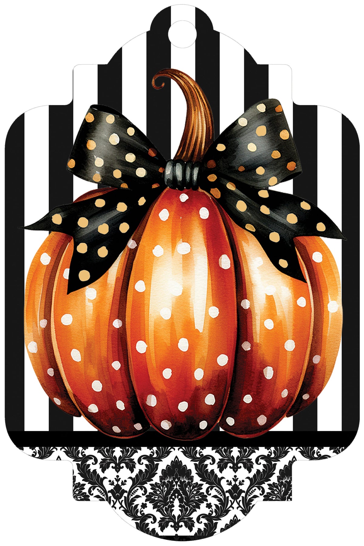 Elegant Pumpkin- Deluxe Door Decor