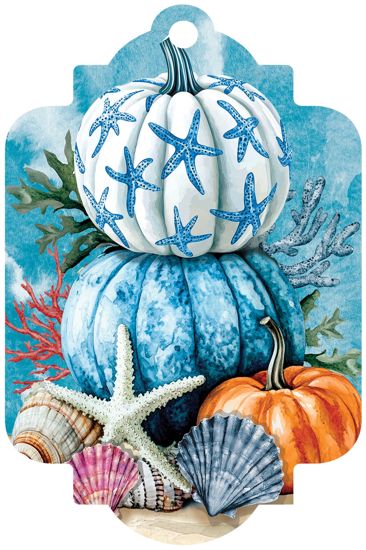 Coastal Stack- Deluxe Door Decor