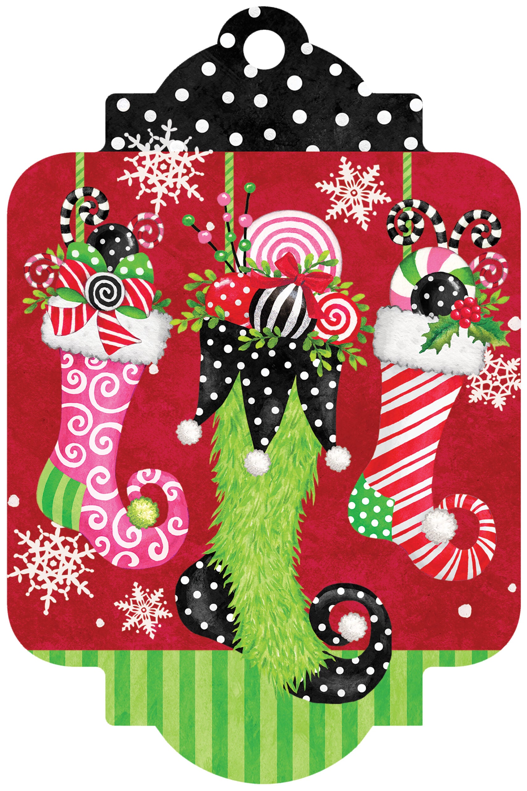 Deluxe Door Decor-Whimsical Stockings