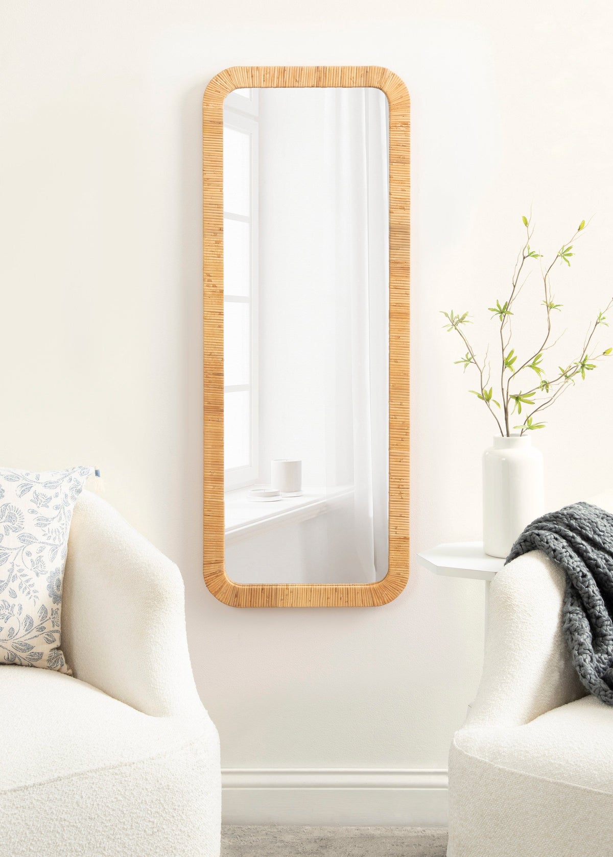 Rahfy Rectangle Framed Wall Mirror