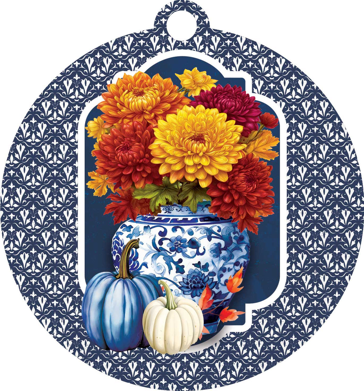 Chinoiserie Fall Mums-LG Hang Around