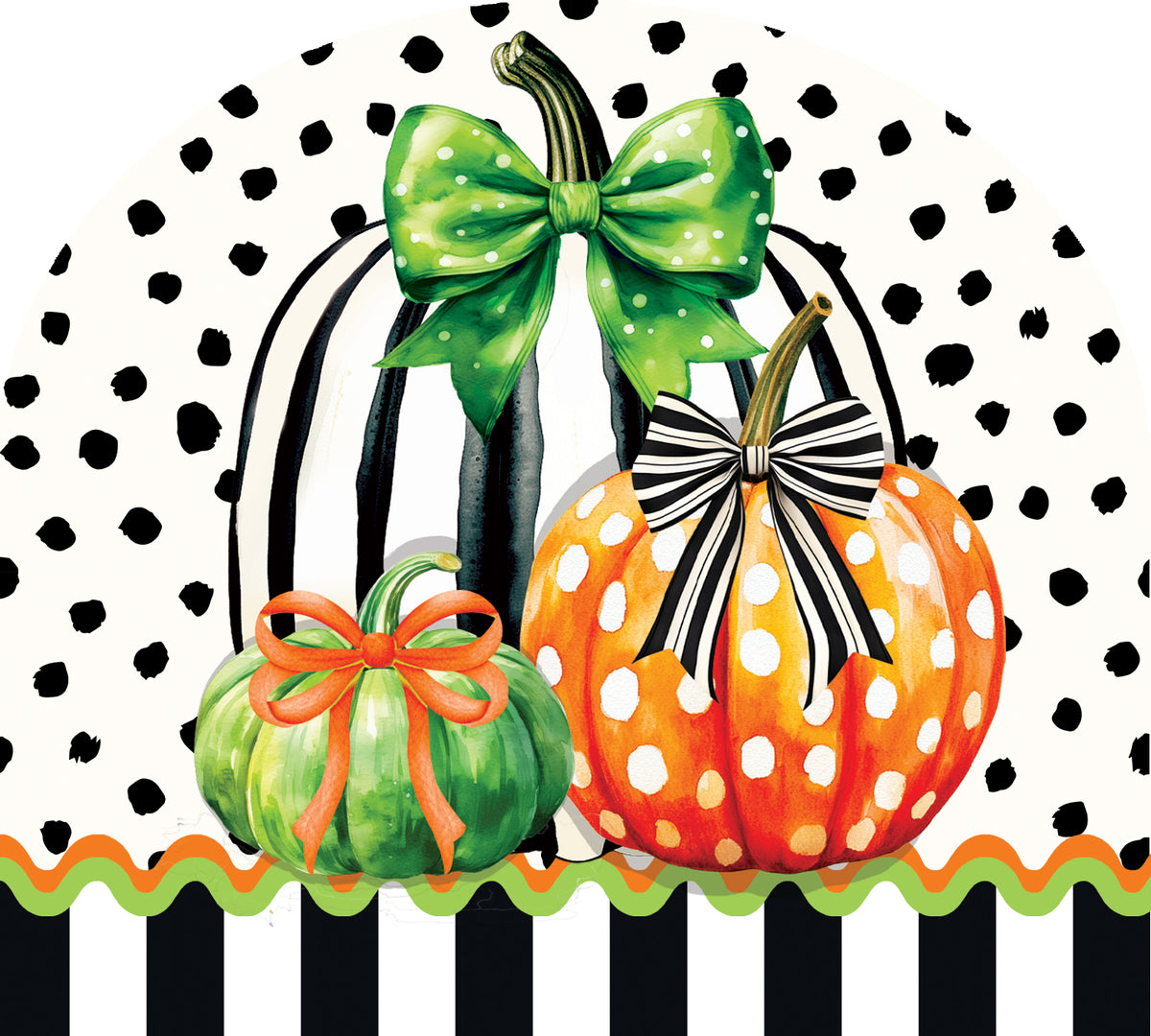 Pumpkin Stripes-Arbor Mate