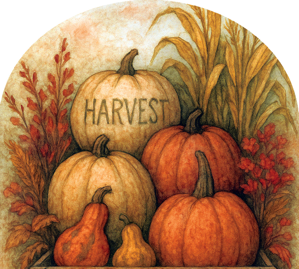 Rustic Pumpkins-Arbor Mate