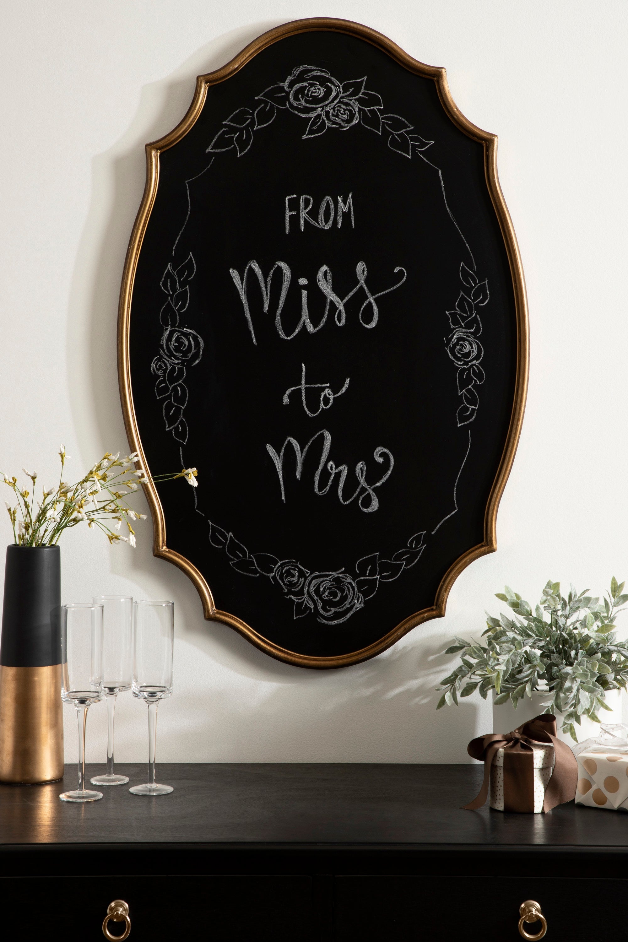 Leanna Framed Chalkboard