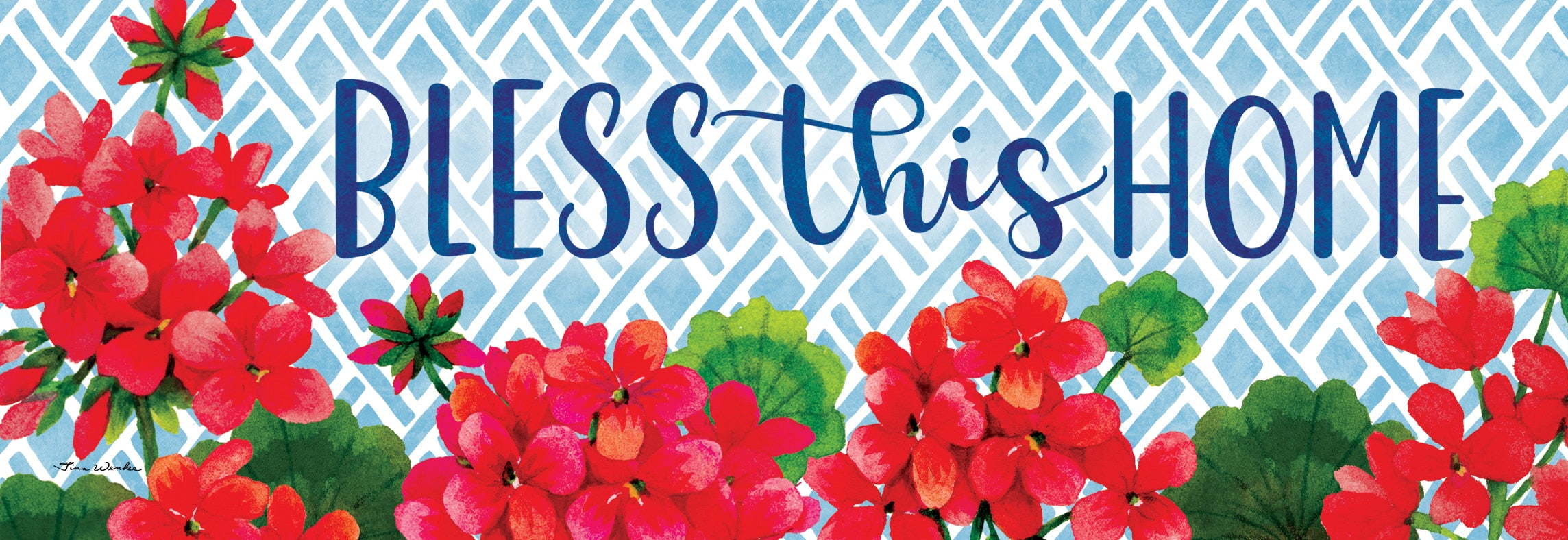 Blessed Geranium- Signature Sign