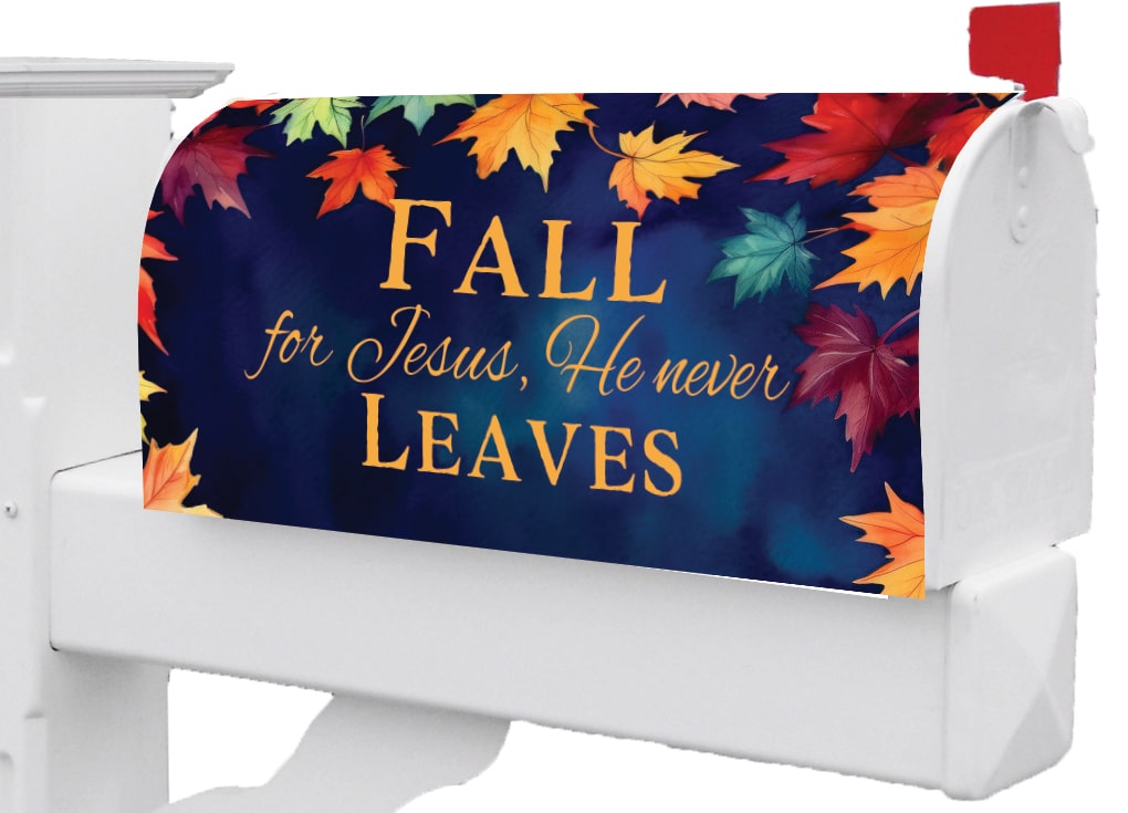 Jesus Never Leaves-Mailbox Makeover