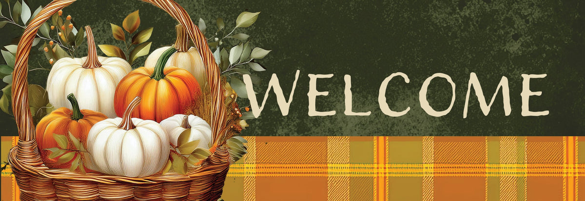 Pumpkin Basket-Signature Sign