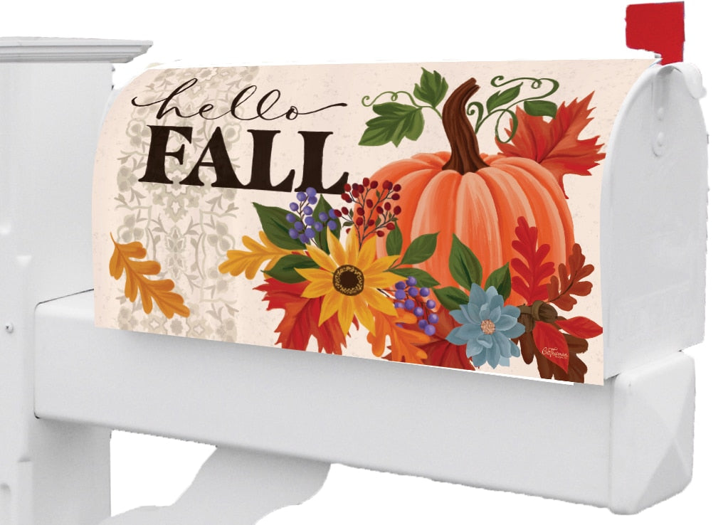 Hello Fall-Mailbox Makeover