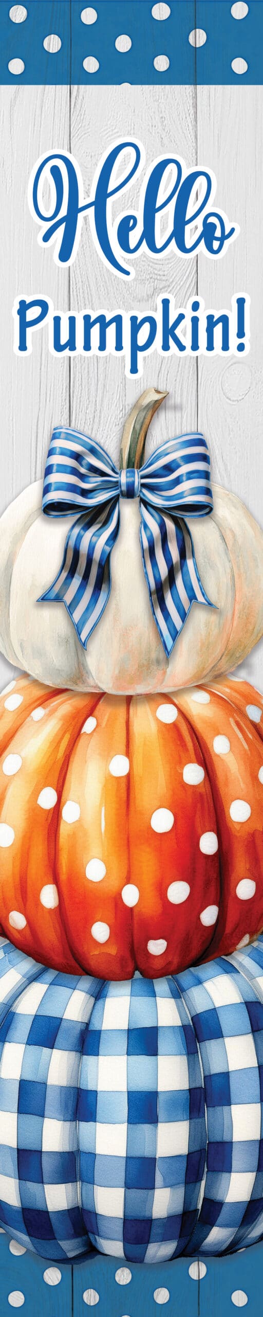 Gingham Pumpkin Stack-Yard Expression