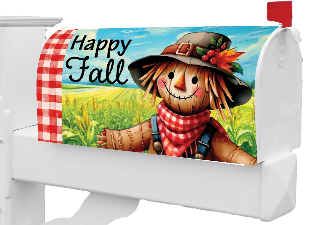 Scarecrow & Pumpkin-Mailbox Makeover
