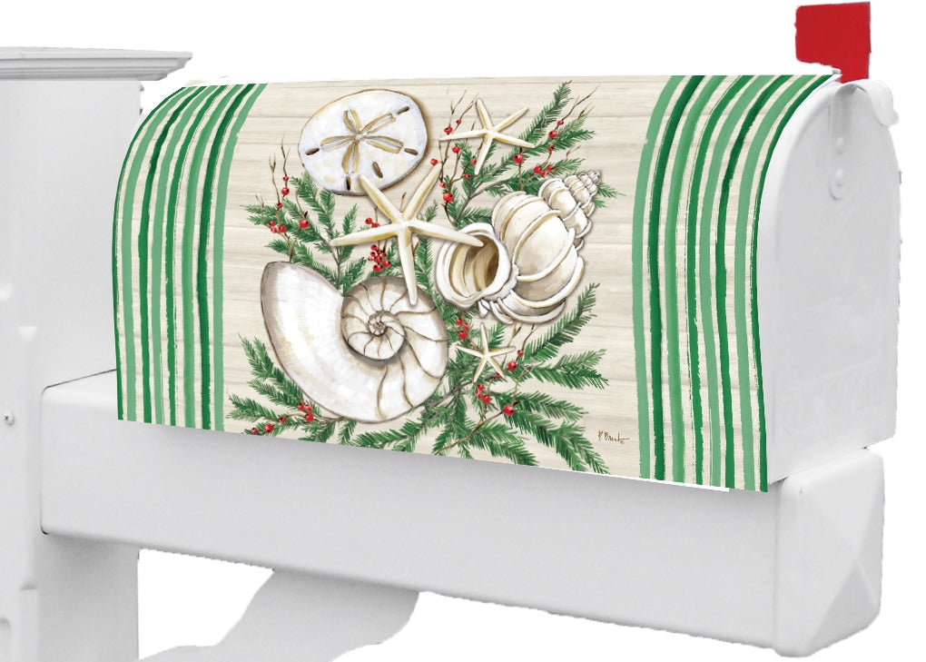Christmas Shells-Mailbox Makeover