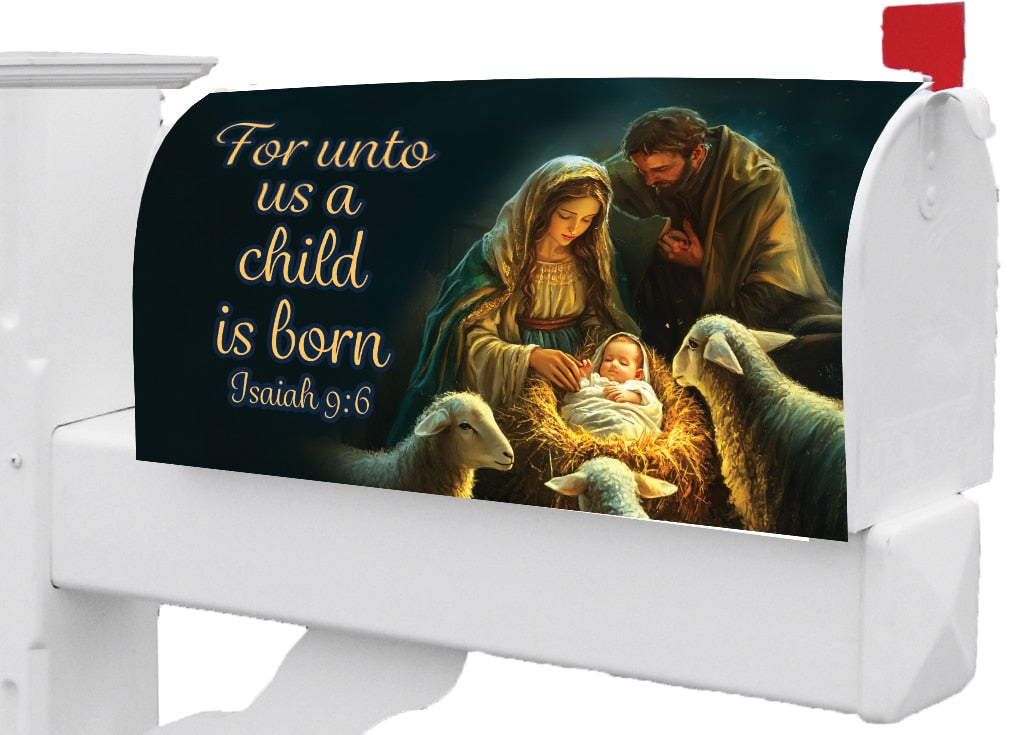 Nativity-Mailbox Makeover