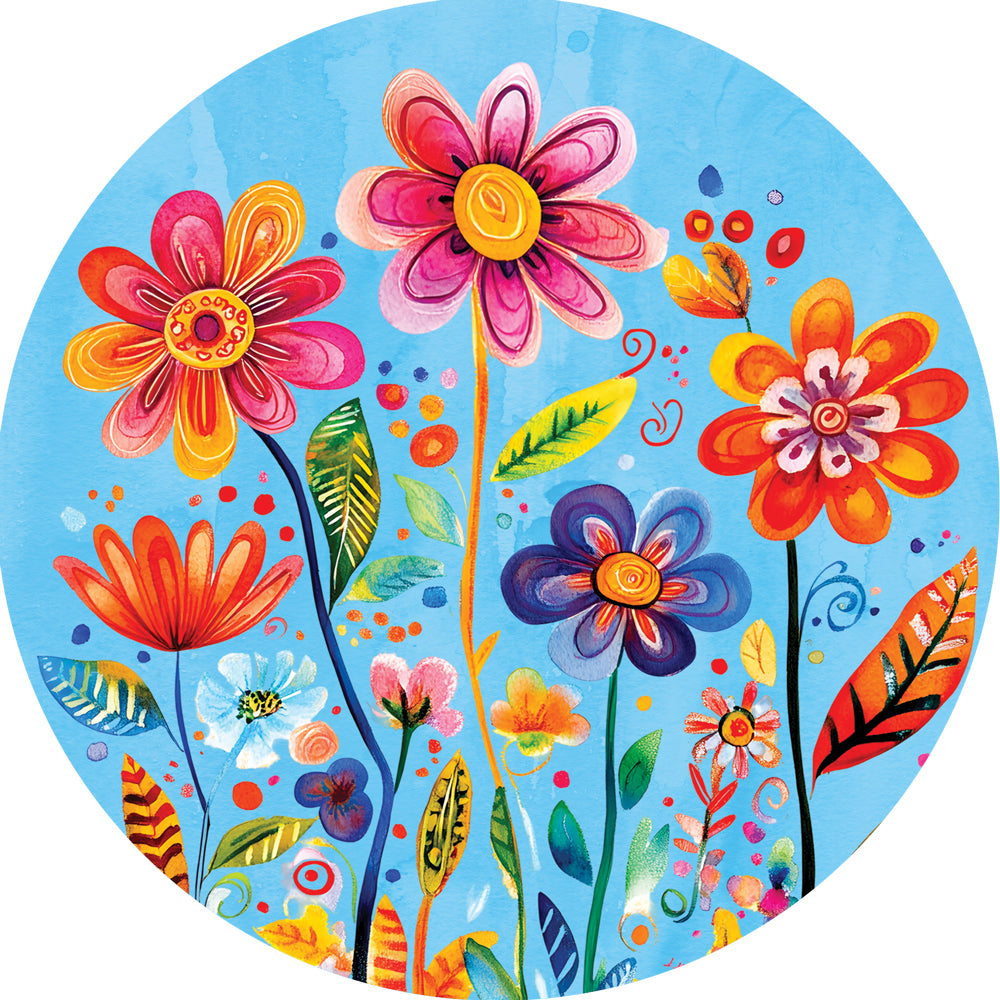 Funky Flowers-Suncatcher