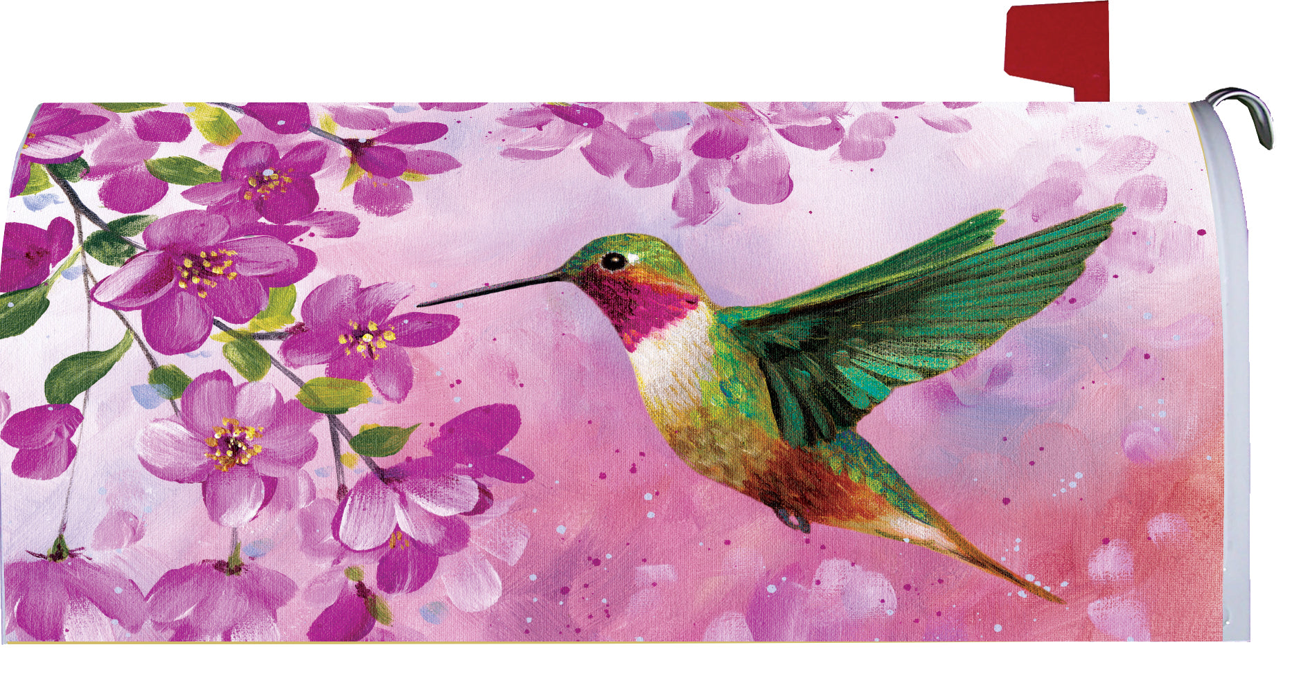 Pink Hummingbird-Mailbox Makeover