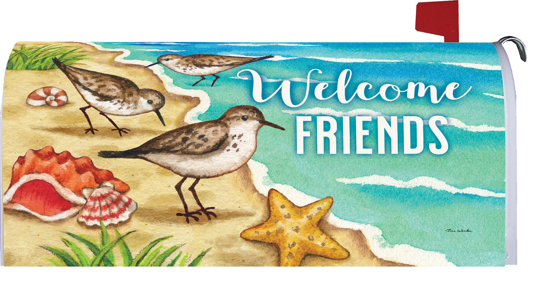 Sandpipers-Mailbox Makeover