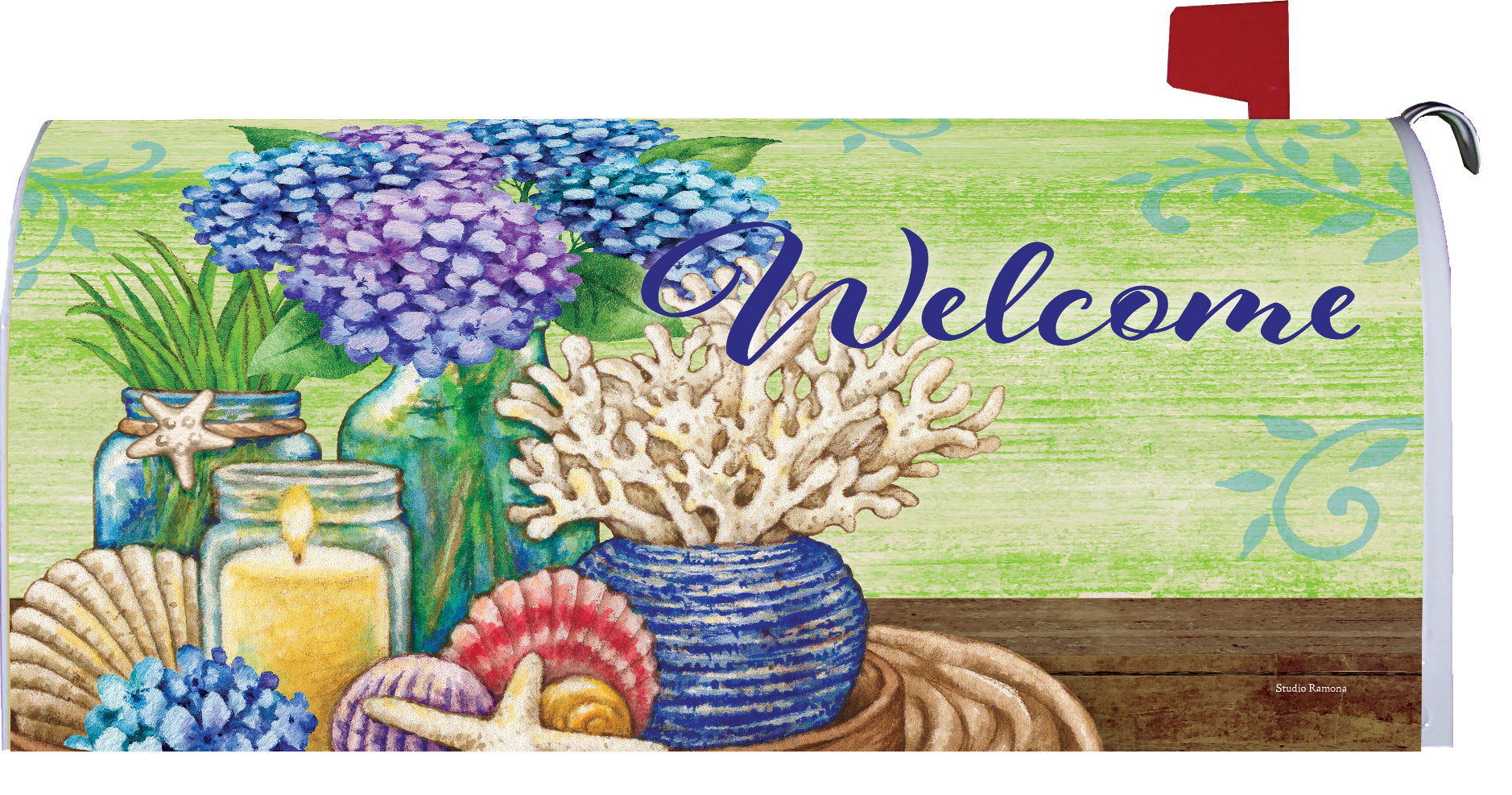Hydrangeas Still Life-Mailbox Makeover