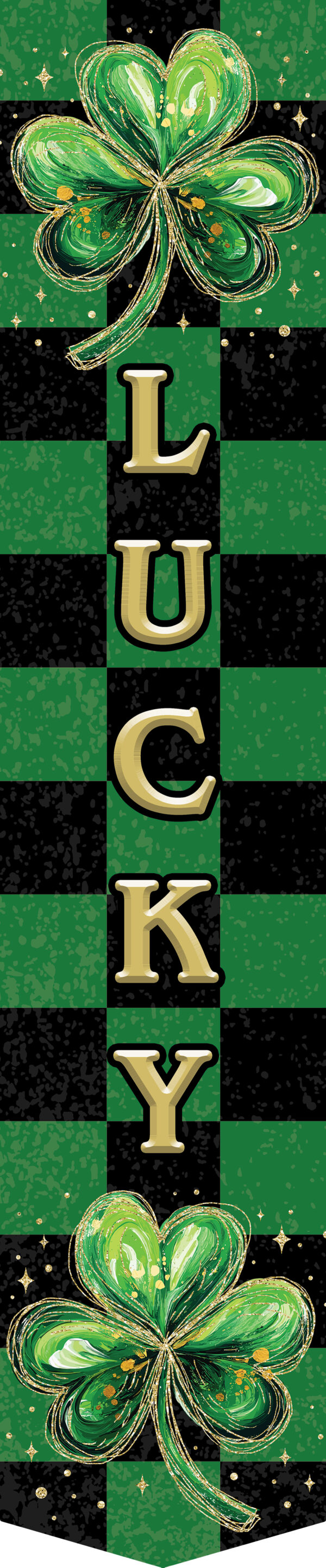 Checkered Shamrock-Door Expression