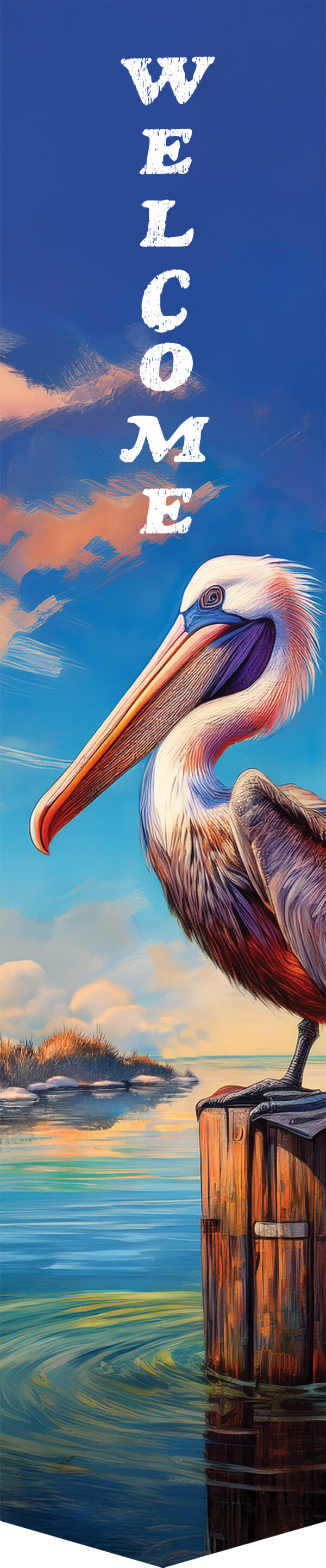 Pelican on Post-Door Expression