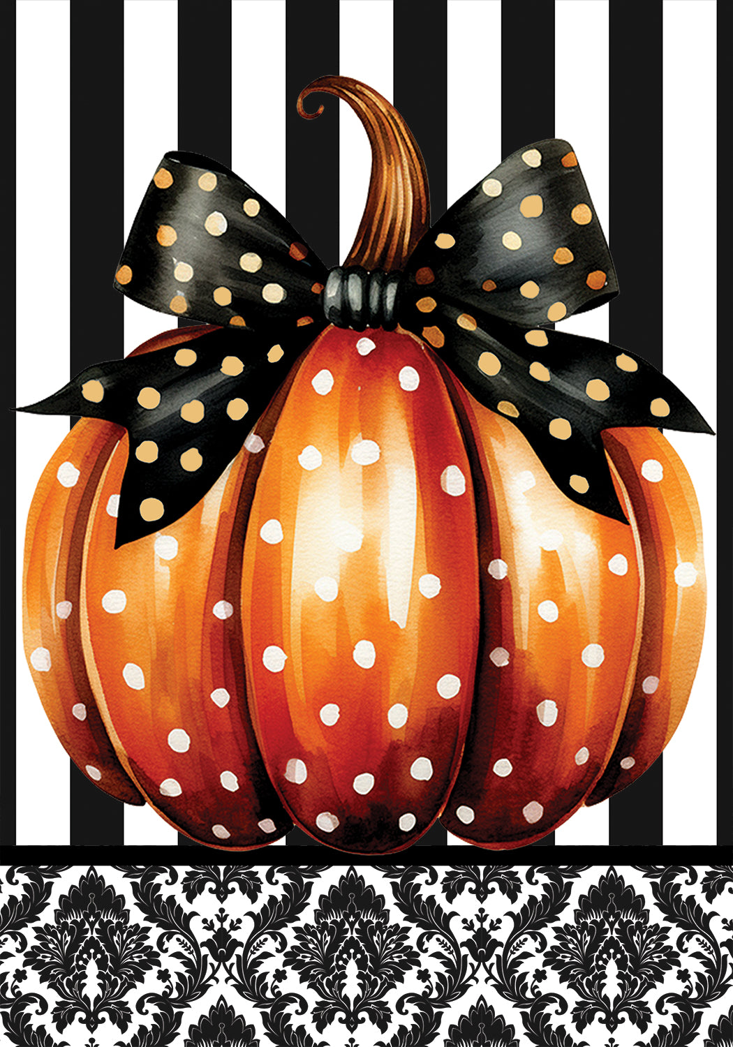 Elegant Pumpkin-Flag