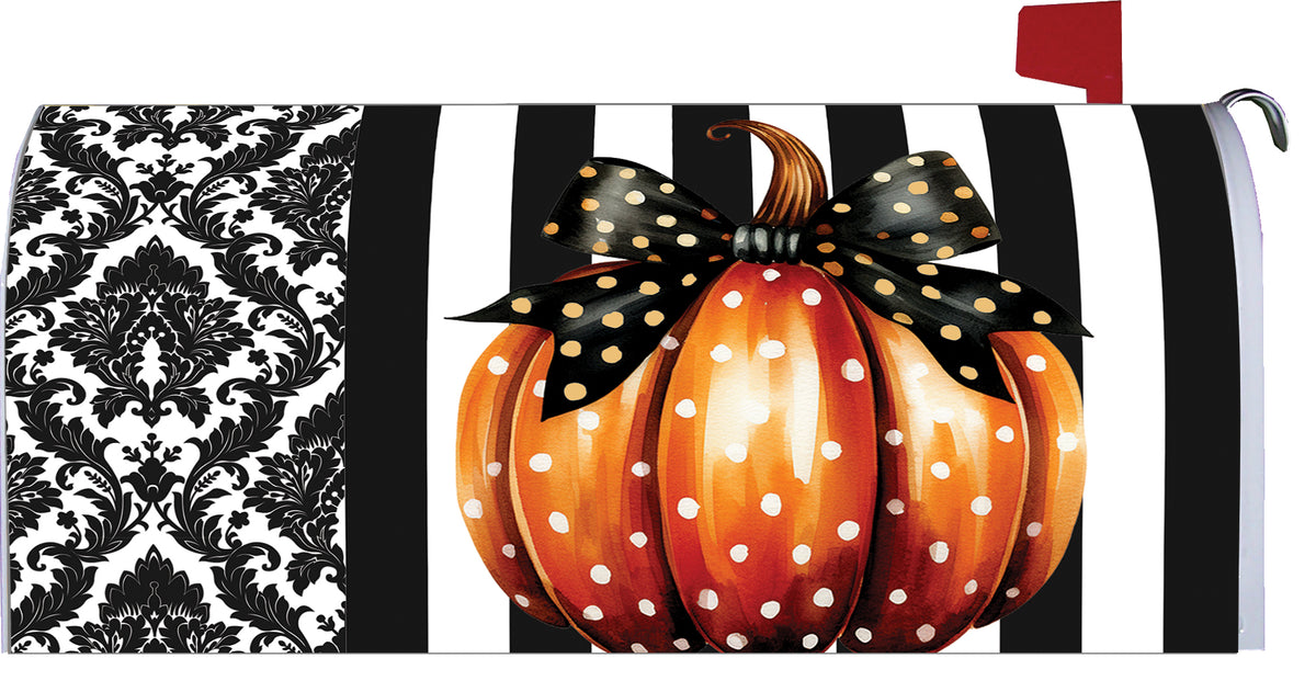 Elegant Pumpkin-Mailbox Makeover