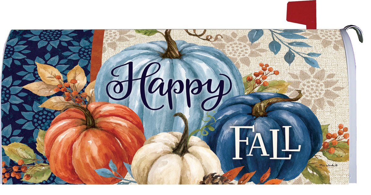 Pumpkin Blues-Mailbox Makeover