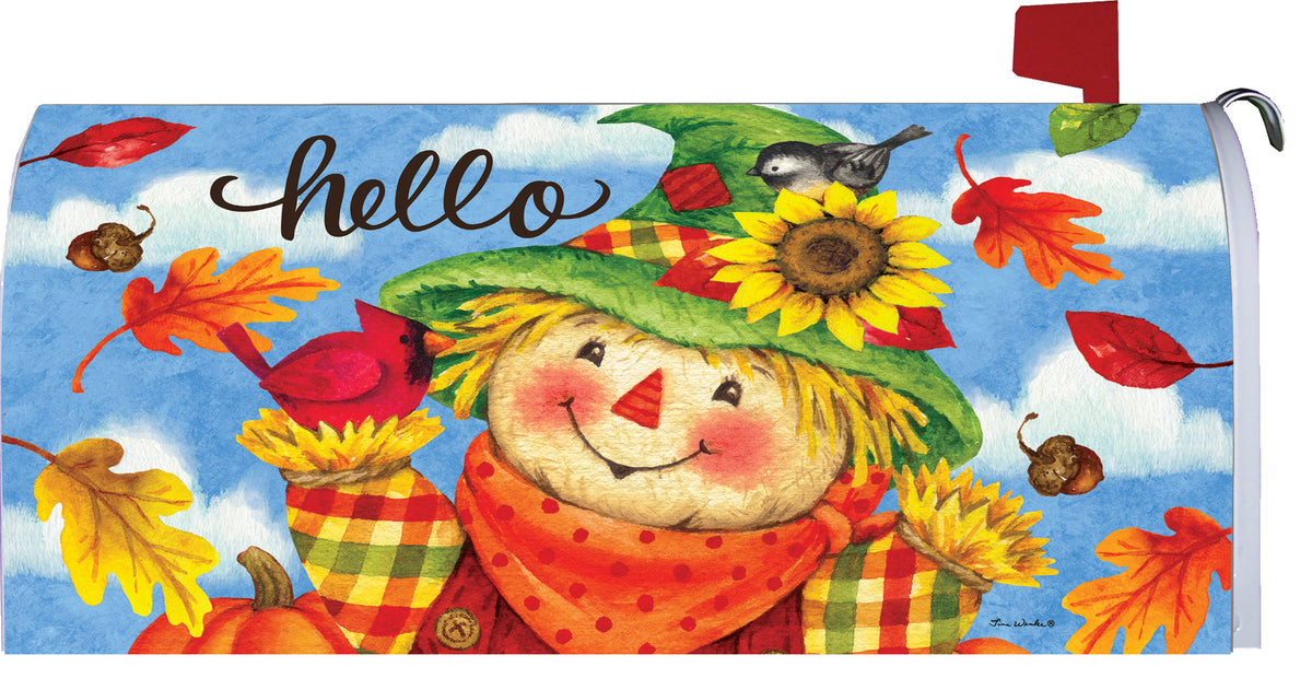 Hello Scarecrow-Mailbox Makeover