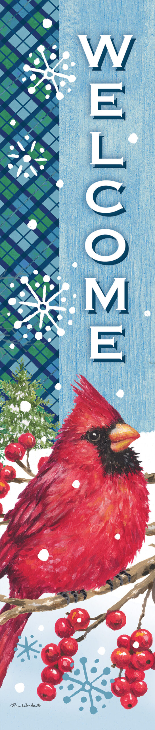 Winter Cardinal-Yard Expression