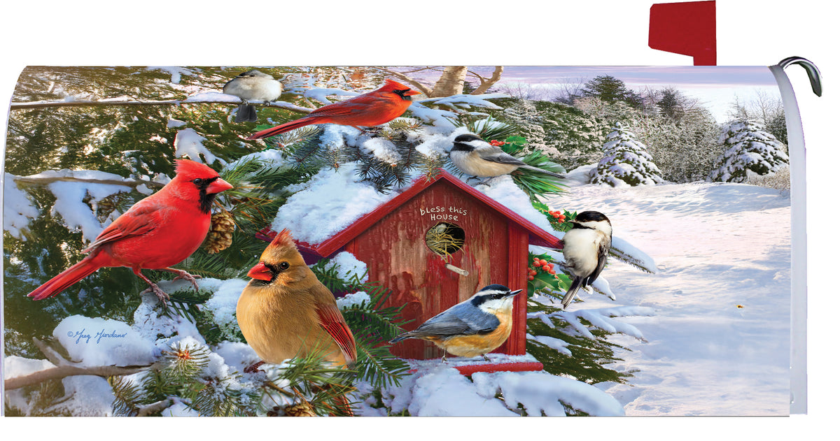 Cardinal Ornament-Mailbox Makeover