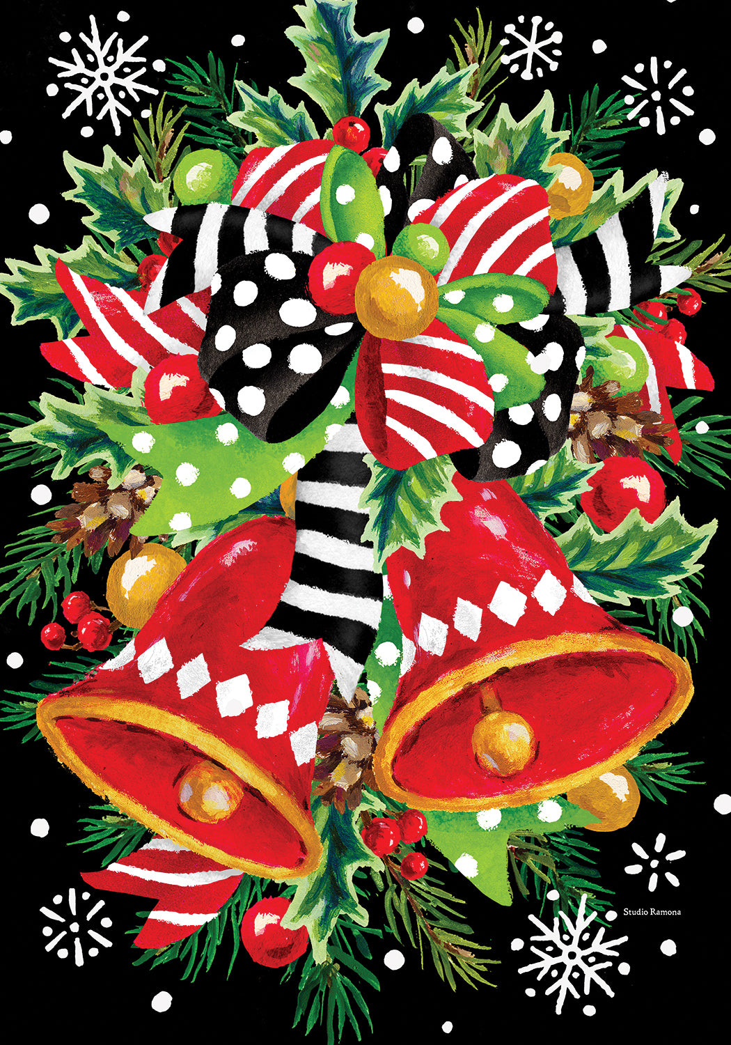 Christmas Bells-Flag